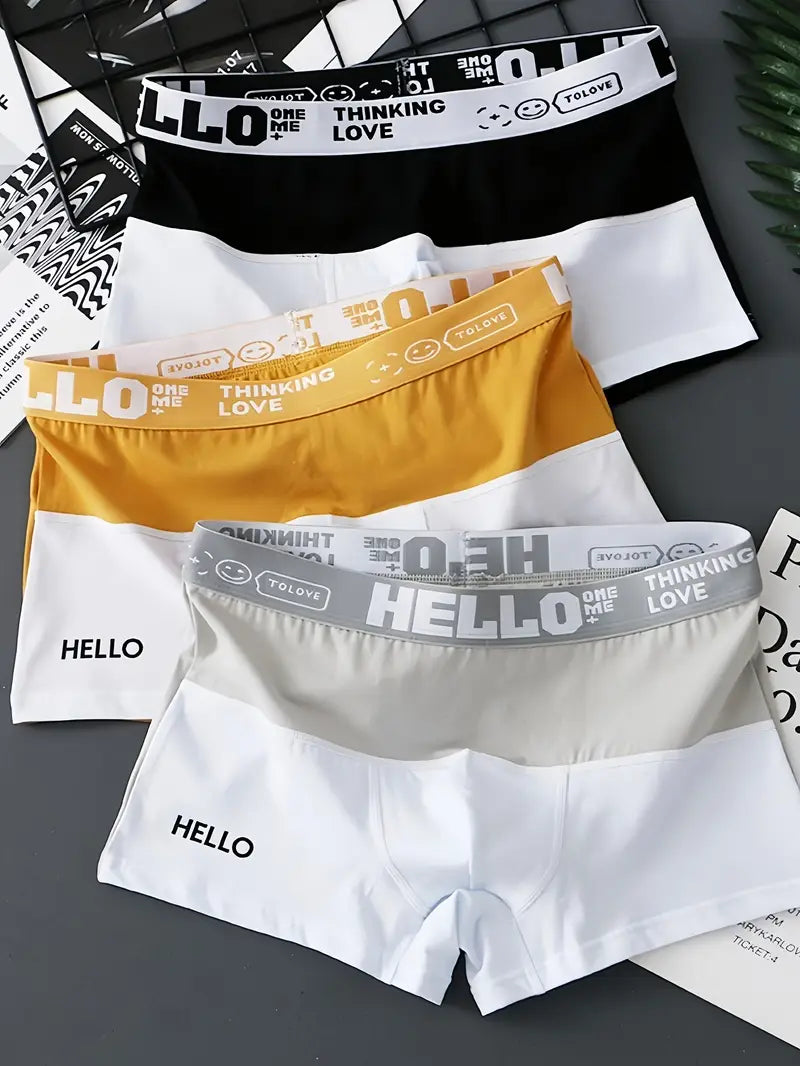Moixe Contrast Boxer Combo (Pack of 3) – Bold & Comfortable