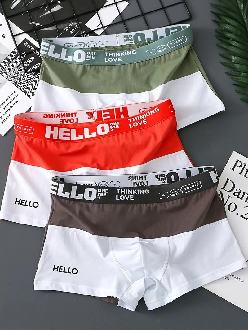 Moixe Contrast Boxer Combo (Pack of 3) – Bold & Comfortable