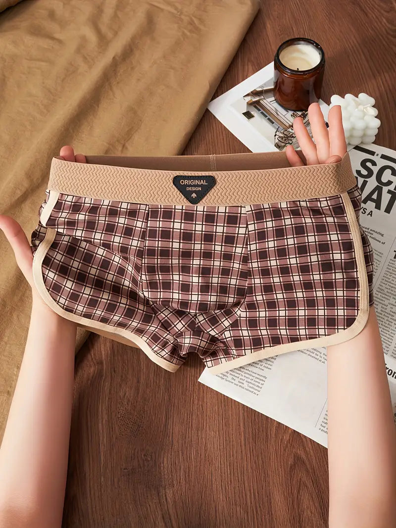 Buy Moixe Men’s Checked Boxer Underwear (Pack of 3) | Stylish & Comfortable