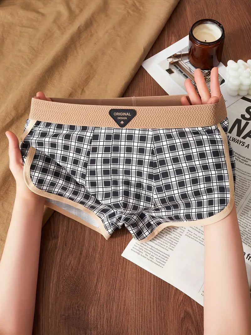Buy Moixe Men’s Checked Boxer Underwear (Pack of 3) | Stylish & Comfortable