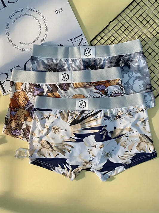 Moixe Printed Boxer Combo (Pack of 3) – Premium Comfort & Style