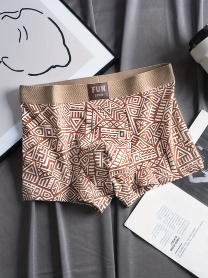 Moixe Men’s Printed Boxer Underwear – Combo Pack of 4